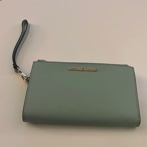 Michael Kors Blue wristlet/wallet